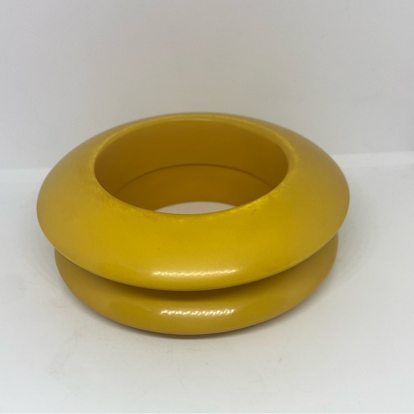 Vintage Butterscotch Bakelite Bangles Set Bracelets Lot - Picture 3 of 7